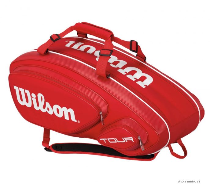 Uomo Tennis Borse da tennis Wilson - Tour V x9 Bag borsa da tennis