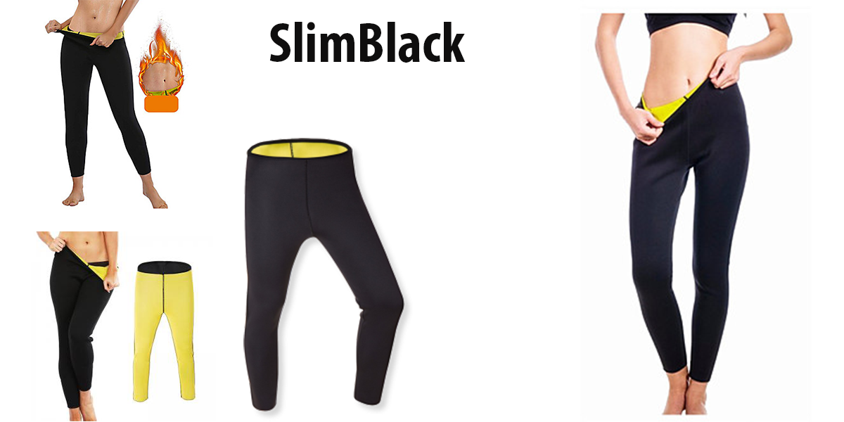 SlimBlack Leggings: Pantaloni Dimagranti con effetto Sauna