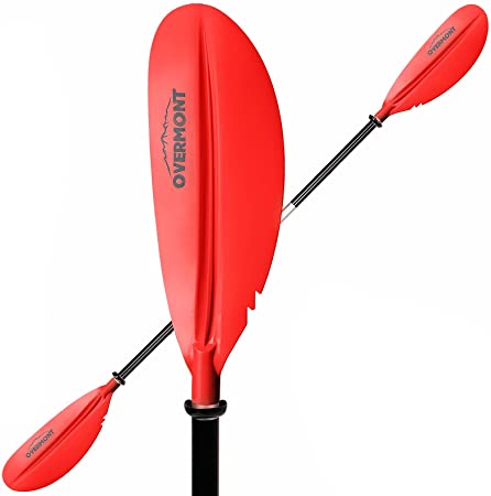 OVERMONT Pagaia per Kayak Telescopica Pagaia Paddle in Alluminio